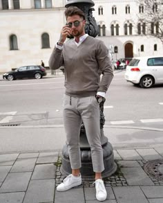 Men’s Look Most popular fashion blog for Men - Men’s LookBook ® Blue Suit Outfit Men Casual, Mens Casual Night Out Outfit, Business Casual Men Work Outfits, Turtleneck Outfit Men, Sophisticated Streetwear, Christmas Outfit Men, Mens Fall Outfits