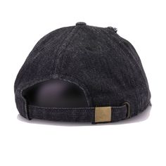 Adjustable hat. Cap is "One Size Fits Most" (OSFM). KBEthos plain dadhat in black denim. Hat Material: 100% CottonCrown: KBE Black DenimVisor: KBE Black DenimButton: KBE Black DenimUndervisor: KBE Black DenimStrap: KBE Black Denim Casual Dark Wash Short Brim Hat, Adjustable Washed Cap, Black Cotton Hip Hop Hat, Urban Black Cotton Dad Hat, Distressed Adjustable Hat For Streetwear, Adjustable Washed Snapback Hat, Black Cotton Dad Cap, Black Cotton Dad Hat, Black Distressed Hat With Curved Brim