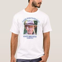 Custom Photo Text Create Your Own 80th Birthday T-shirt, Men's, Size: Adult L, White Gender: male. Shirt Designs For Men, Birthday Tshirts, Milestone Birthday, Personalized Photo Gifts, 80th Birthday, 70th Birthday, Custom Tees, Personalized T Shirts, Custom Photo