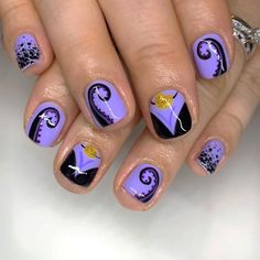 [UPDATED] 150 Best Disney Nails (November 2020) Disney Nails Villains, Disney Villains Nails, Descendants Nails, Disney Nail Designs Princesses, Disney Villain Nails, Universal Nails, Disney Themed Nails, Theme Nails