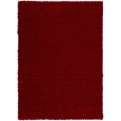 a red rug on a white background