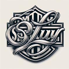 an art nouveau style logo with the word envy in it's center and two letters on