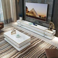 #homedecor, #interiordesign, #homedesign, #decor inspiration Tv Cabinet Design Modern, Room Tv Stand, Center Table Living Room, Tv Rack, Style Salon, Tv Cabinet Design, Tv Unit Furniture, Architecture Panel, Luxury Coffee Table