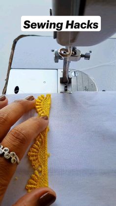 sewing hacks...