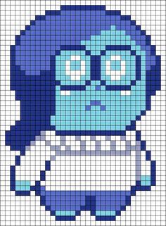 a pixellated image of an animated character