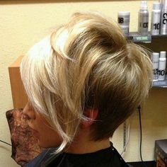 Stacked Hairstyles, Longer Pixie Haircut, Asymmetrical Hairstyles, Sassy Hair, Hair Affair, Short Pixie Haircuts, Long Hair Cuts, Love Hair, Hair Today