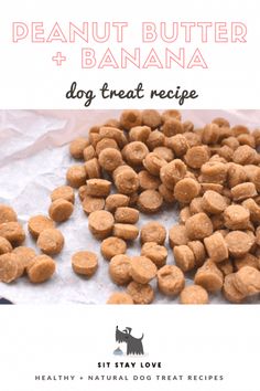 the dog treats are ready to be put in the freezer for their owner's recipe