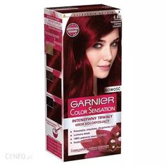 Garnier Color Sensation, Calligraphy Flowers, Dyed Hair Care, Dyed Red Hair, Hair Color Chart, Dark Red Hair, Dyed Natural Hair, Rose Oil, Permanent Hair Color