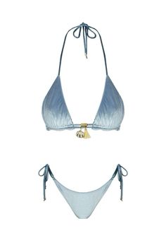 Gold Embellishment, Blue Swimsuit, Touch Of Gold, Summer Staples, Trendy Style