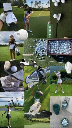 Golfer Girl Aesthetic, Golf Aesthetics Wallpaper, Golf Asethic Women, Girls Golf Aesthetic, Golf Social Media Post, Golf Asthetic Photos, Sport Girl Aesthetic, Golf Collage, Golf Aesthetic Woman