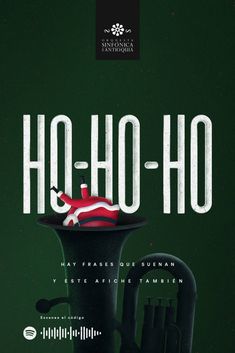 a poster with the words ho - ho on it