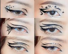 Vampire Bride, Concert Makeup, Makeup Drawing, Personal Things, Cute Eye Makeup, Halloween Eye Makeup, Graphic Makeup, Makeup Help, Interesting Images