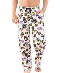 PRICES MAY VARY. FUNNY DESIGNS: This pair of pajama pants features a humorous design of sushi. These novelty pants are sure to make you laugh with their clever jokes. COMFORTABLE PAJAMA BOTTOMS: These pajamas are made from 100% premium cotton, making them super soft. They're also preshrunk, so they're conveniently machine washable. Just tumble dry low. ELASTIC WAISTBAND: No need for uncomfortable or inconvenient pajama pants! Our men's pajama pants feature a plush-backed elastic waist for a comf Clever Jokes, Mens Christmas Pajamas, Pj Pant, Animal Pajamas, Night Pajama, Family Pajama Sets, Mens Pajama Pants, Cotton Pjs, Comfortable Pajamas