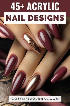 Neat Nail Designs, Coffin Nails Fall 2024, Elegant Fall Nail Designs Classy, Best Nail Designs Classy, Nail Patterns Designs, Nail Art Designs 2024, Acrylic Fall Nails Ideas, Nails For All Seasons, Fall Acrylic Nail Designs