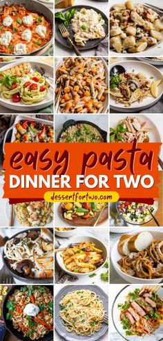 Want more easy comfort food dinners? Here's a roundup of simple pasta dinners for two! Nothing lets you celebrate a romantic date night at home like these meals for two. Find your new favorite pasta recipe! Meals For Two People, Romantic Date Night At Home, Comfort Food Dinners, Easy Comfort Food Dinners, Food Dinners, Date Night At Home, Meal Planning Menus