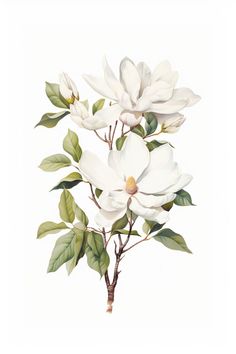 Watercolor Magnolia Print Magnolia Art Magnolia Printable White Flower Printable Art Magnolia Bloom Art watercolor White Flower Art - Etsy Magnolia Aesthetic, Magnolia Bush, Magnolia Bud, Magnolia Art, Watercolor Magnolia, Magnolia Bouquet, Japanese Magnolia, Magnolia Print, Logo Jewelry