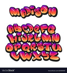 Cartoon alphabet in the style of comics. graffiti. Download a Free Preview or High Quality Adobe Illustra… | Graffiti lettering fonts, Graffiti font, Graffiti words . #Free_Graffiti_Fonts #Grafitti_Letters #Cartoon_Alphabet #Alphabet_Graffiti