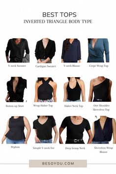 Inverted Triangle Body Shape Fashion, Inverted Triangle Body Shape Outfits, Body Type Clothes, Triangle Body Shape Fashion, Rectangle Body Shape Outfits, Inverted Triangle Fashion, Triangle Body Shape Outfits, Inverted Triangle Outfits, Dress For Body Shape