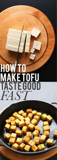 how to make tofu taste good with text overlay