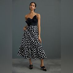 Anthropologie Hutch Gown, Size 14 Never Worn! Ordered The Wrong Size And Then Never Got It Tailored. Engagement Party Guest, Engagement Party Dress, Engagement Party Outfit, Party Dress Inspiration, Romantic Maxi Dress, Engagement Party Dresses, Tie Maxi Dress, Tulle Bows, Garden Party Dress