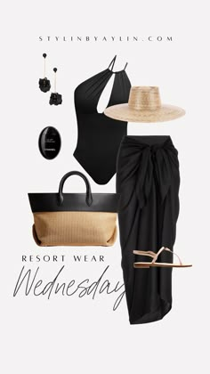 Sharing seven style looks to get you through a week of vacation. For more fashion and home decor follow me @stylinbyaylin. Expensive Beach Outfit, Resort Chic Outfit, Elegance Outfit, Stylin By Aylin, Outfits Playa, Church Outfit Winter, Soft Feminine Outfits, Outfits Of The Week, Chocolate Pieces