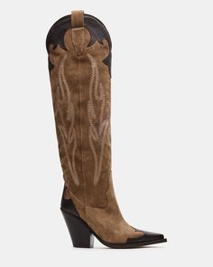 Chic Snip Toe Knee-high Boots For Fall, Chic Winter Knee-high Boots With Snip Toe, Formal Western Style Knee-high Heeled Boots, Summer Era, Womens Fall Boots, Snakeskin Cowboy Boots, Knee High Western Boots, Cowgirl Summer, Fall Boots