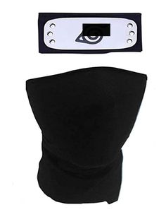 PRICES MAY VARY. ★1 Pcs Kakash Ninja Mask ，1 Pcs Ninja Headband ★Perfect for Ninja cosplay, great gift for Ninja fans. ★Nice addition to your Halloween Christmas Ninja costume. ★Re-usable the suitable for many characters. ★After-sale Guarantee-We just sell high quality products. Any questions you have, please don't hesitate to contact us. We will get you back within 24 hours. ★After-sale Guarantee-We just sell high quality products. Any questions you have, please don't hesitate to contact us. We Ninja Mask Diy, Crochet Ninja Mask, Ninja Accessories, Adjustable Black Mask For Cosplay, Black Face Mask Ninja, Naruto Leaf Village, Akatsuki Cloak, Naruto Leaf, Ninja Headband