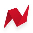 the red logo for motorola is shown on a white background and it appears to be an arrow