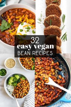 the best vegan bean recipes that are easy to make and delicious