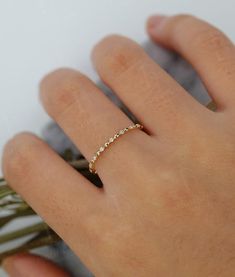 Minimalist Diamond Wedding Band Art Deco Full Eternity Stacking Band Yellow Gold Moissanite Matching Band Antique Anniversary Wedding Rings - Etsy Match Ring, Vintage Diamond Wedding Bands, Wedding Band Diamond, Butterfly Anklet, Bridal Jewelry Vintage, Yellow Gold Wedding Band, Vintage Wedding Band, Bridal Bands, Engagement Bands