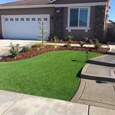 a house that has grass in front of it