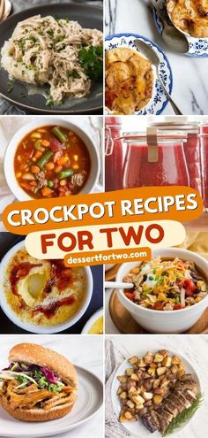 Don't miss out on the BEST crockpot recipes for two! There are lots of small batch slow cooker recipes here. Not only will you find easy dinner recipes for two on your next date night, but also crockpot meals you can freeze!