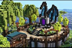 Minecraft Portal, Minecraft Statues, Minecraft City Buildings, Minecraft Redstone, Minecraft Structures, Bangunan Minecraft, Easy Minecraft Houses