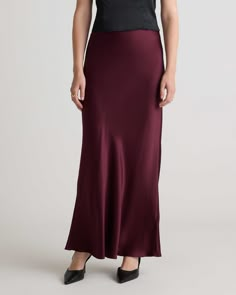 100% Washable Silk Maxi Skirt Silk Maxi Skirt, Winter Capsule Wardrobe, Womens Maxi Skirts, Silk Cami, Silk Maxi, Silk Skirt, Long Maxi, Mulberry Silk, Blouse Dress