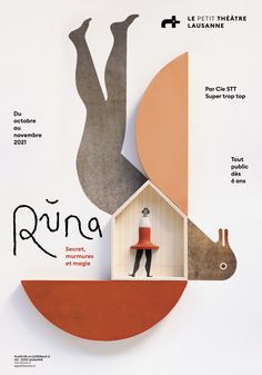 a magazine cover with an image of a woman in a house on top of a snail