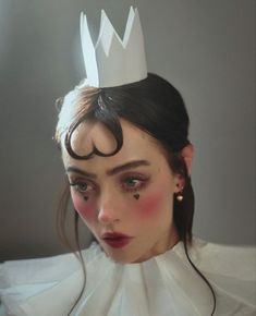 Pierrot Costume, Circus Makeup, 얼굴 드로잉, Face Drawing Reference, Vintage Clown, Smink Inspiration