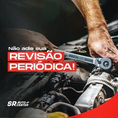 a man working on an engine with the words revistao periodica