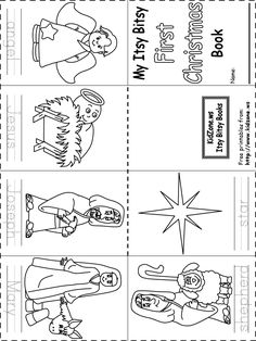 printable christmas worksheet for kids with pictures and words on the front page