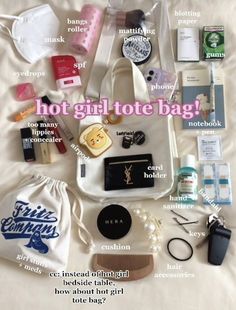 Schul Survival Kits, Summer Bag Essentials, What's In My Purse, Backpack Essentials, Makeup Bag Essentials, Emergency Bag