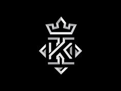 the letter k and crown logo