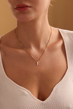 Introducing our exquisite Initial Necklace, a timeless piece of jewelry crafted with love and attention to detail. Each monogram necklace features a delicate gold letter pendant, adding a touch of sophistication to any ensemble. Embrace the beauty of personalized jewelry with our stunning Initial Necklace. Order now and make every moment unforgettable! 🌟 Personalized Perfection: Choose your initial for a unique dainty necklace or a thoughtful gift for someone special. 💖 Timeless Sophistication Elegant Everyday Letter Necklace, Dainty Letter Necklaces For Everyday, Dainty Letter Necklaces For Everyday Wear, Dainty Letter Necklace For Everyday Wear, Gold Plated Initials Necklace For Everyday, Everyday Gold Plated Initial Necklace, Gold Plated Necklaces With Initials For Everyday, Everyday Gold-plated Necklaces With Initials, Everyday Gold Plated Necklaces With Initials