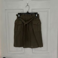 Girls Shein Skirt Size Us 11-12y Army Green Removable Tie New Conditions (Never Worn) Shein Bottoms, Pink Plaid Skirt, Kids Plaid, Blue Floral Skirt, Ruffle Hem Skirt, Belted Mini Skirt, Cotton Midi Skirt, Beige Plaid, Animal Print Skirt