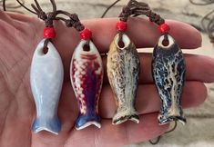 Fun Whistle Necklace. Fish Clothes, Fish Items, Fish Hook Jewelry, Whistle Necklace, Jewelry Ceramic, Clay Fish, Funky Necklace, 2024 Wishlist, Fish Necklace