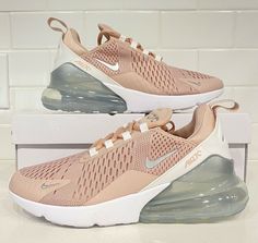 Nike Air Max 270 "Pink Oxford Metallic Silver" Women’s Size 7.5 DM8326 600. Brand new in box. Shipped via FedEx. Feel free to ask questions. Thanks for looking! Wallpaper Nike, Nike 270, Nike Shoes Women Fashion, Trendy Shoes Sneakers, Nike Shoes Girls, Preppy Shoes, All Nike Shoes, Nike Shoes Air Max, Cute Nike Shoes