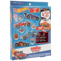 the hot wheels die - cast set is in its box