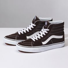 SK8-Hi Platforms Aesthetic, Estilo Vans, Platform Vans, Vans High, Vans Skate, Sneakers Vans, White Shoe, Women Platform Shoes