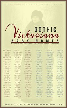 a poster with the names and dates for an upcoming album,'victoria baby names '