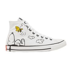 Find CONVERSE Peanuts X Chuck Taylor All Star High 'snoopy And Woodstock on Editorialist. Peanuts x Chuck Taylor All Star High 'Snoopy and Woodstock' Snoopy And Woodstock, Chuck Taylor All Star, Woodstock, Chuck Taylor, Mens Shoes Sneakers, Chuck Taylors, All Star, Peanut, Men's Shoes