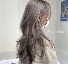 Asian Hair Dye, Silver Hair Short, Hair Color Asian, Grey Hair Dye, Beige Hair, Korean Hair Color, Silver Blonde Hair, Ash Hair Color