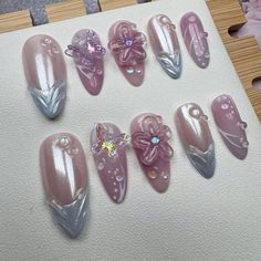 Hello welcome to my shop. I only use high-quality materials to create a luxurious nail press that you can trust to be strong and long-lasting. Hope you can find your favorite nails. My nails will last: Use adhesive sheets (provided with nail kit) for 1-2 days Use nail glue for 2-3 weeks. All nails can be reused multiple times if you take good care of them. If you would like a custom size, please fill out the personalization section under product options. If you're not sure how to measure your na Hand Drawn Nails, Gift Nails, Custom Press On Nails, Nail Type, Butterfly Nail, Nail Glue, Nail Kit, Glue On Nails, Makeup Cosmetics